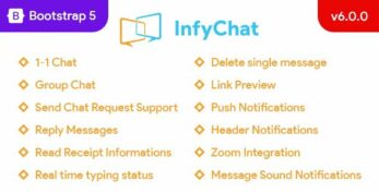 Chat v7.1.0 – Laravel Chat App (Private + Group Chat) – Real time Chat