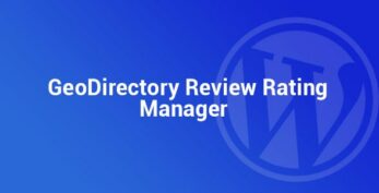 GeoDirectory Review Rating Manager