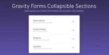 Jetsloth – Gravity Forms Collapsible Sections