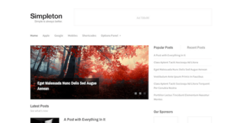 MyThemeShop v1.1.2 Simpleton WordPress Theme