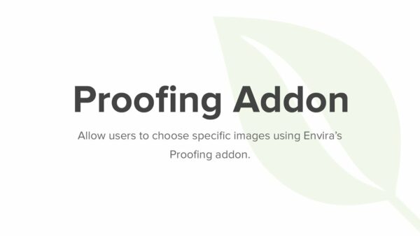 Envira Gallery – Proofing Addon