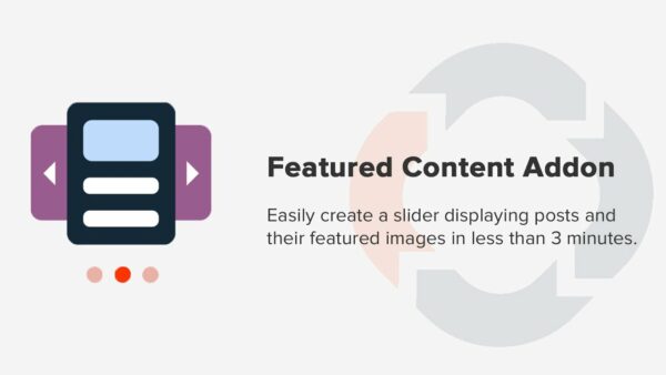 Soliloquy Featured Content Addon