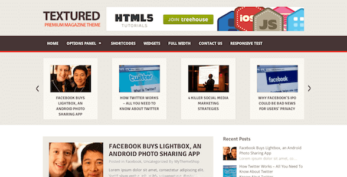 MyThemeShop v1.1.1 Textured WordPress Theme