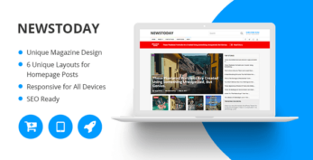 MyThemeShop v1.1.4 NewsToday WordPress Theme