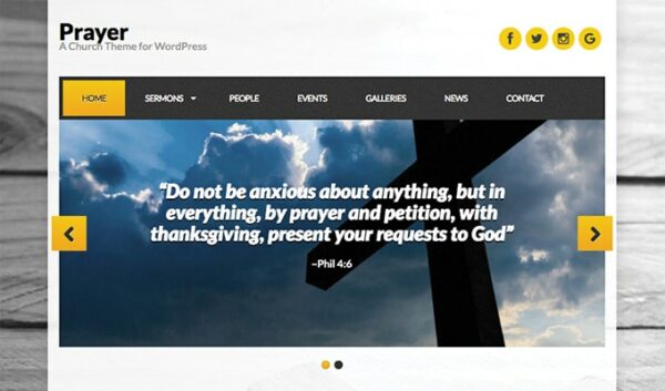 CSS Igniter Prayer WordPress Theme