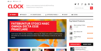 MyThemeShop v1.3.2 Clock WordPress Theme
