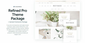 StudioPress v1.1.0 Refined Pro Genesis WordPress Theme