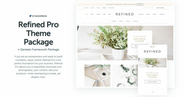 StudioPress v1.1.0 Refined Pro Genesis WordPress Theme