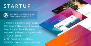 Startuply v3.1 — Multi-Purpose Startup Theme