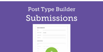 Themify Post Type Builder Submissions