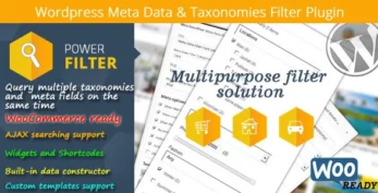 WordPress Meta Data & Taxonomies Filter