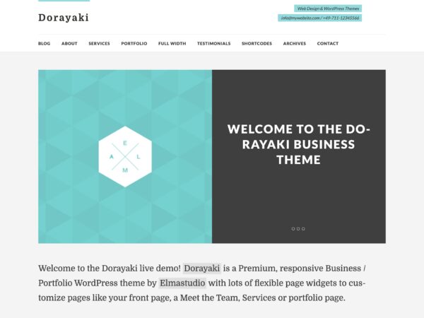 ElmaStudio Dorayaki WordPress Theme v1.0.13