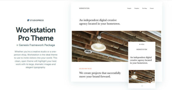 StudioPress v1.1.3 Workstation Pro Genesis WordPress Theme