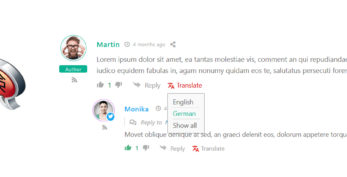 wpDiscuz – Comment Translation