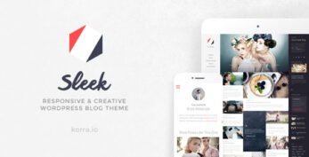 Sleek v1.5.1 | Responsive & Creative WordPress Blog Theme