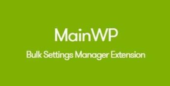 MainWP Bulk Settings Manager