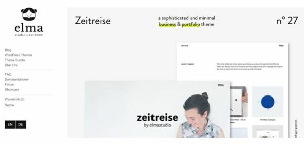 ElmaStudio v1.0.8 Zeitreise WordPress Theme
