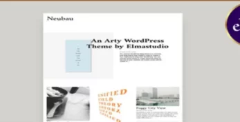 ElmaStudio v1.0.8 Neubau WordPress Theme