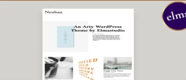 ElmaStudio v1.0.8 Neubau WordPress Theme