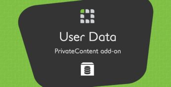 PrivateContent – User Data Add-on