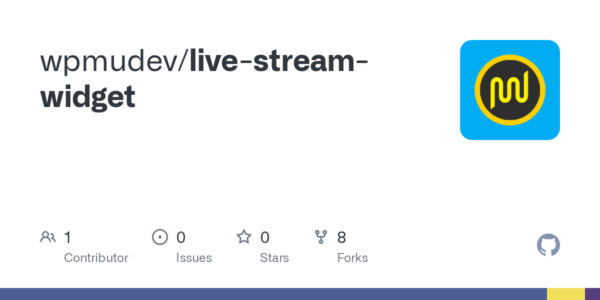 WPMU DEV Live Stream Widget