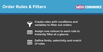 WooCommerce Order Rules & Filters