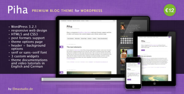 ElmaStudio v1.0.4 Piha WordPress Theme