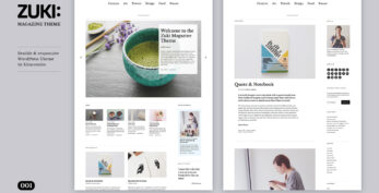 ElmaStudio v1.1.11 Zuki WordPress Theme