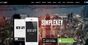 SimpleKey v2.5.6 – One Page Portfolio WordPress Theme