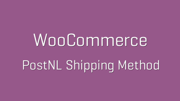 WooCommerce PostNL Shipping Method
