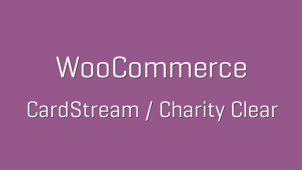 WooCommerce CardStream / Charity Clear
