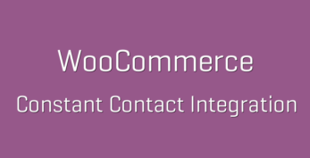 WooCommerce ConstantContact Integration