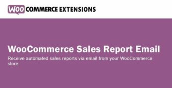 WooCommerce Sales Report Email