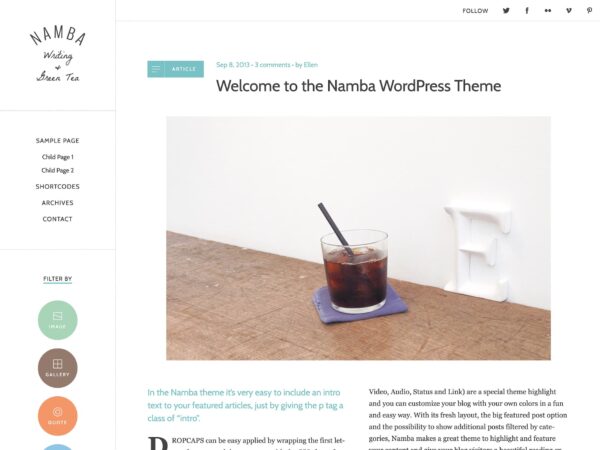 ElmaStudio v1.1.5 Namba WordPress Theme