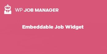 WP Job Manager Embeddable Job Widget