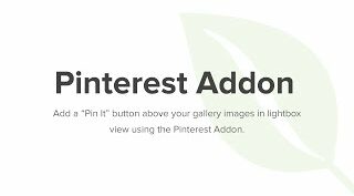 Envira Gallery – Pinterest Addon