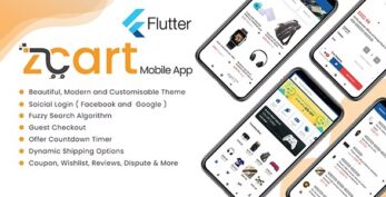 Customer App for zCart Multi-vendor Marketplace v2.6.3