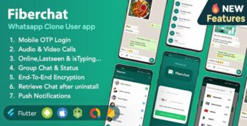 Fiberchat v2.0.14 – Whatsapp Clone Full Chat & Call App | Android & iOS Flutter Chat app