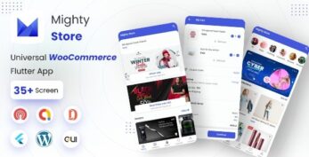 MightyStore WooCommerce v18.0 – Flutter E-commerce Full App