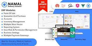 Namal v1.1.9 – 5 in 1 Ionic Delivery Solution with POS for Single & Multiple Location Business Brand