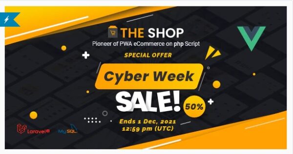 The Shop v3.6 – PWA eCommerce cms
