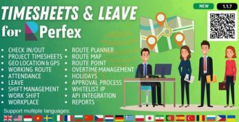 Timesheets and Leave Management for Perfex CRM v1.1.8