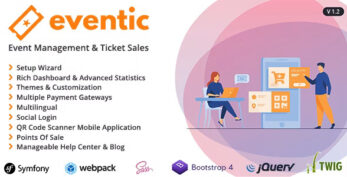 Eventic v1.5 – Ticket Sales and Event Management System