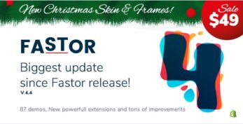 Fastor v5.2.2 – Multipurpose Shopify Sections Theme