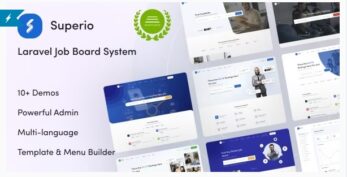 Superio v2.6.1 – Laravel Job Board System