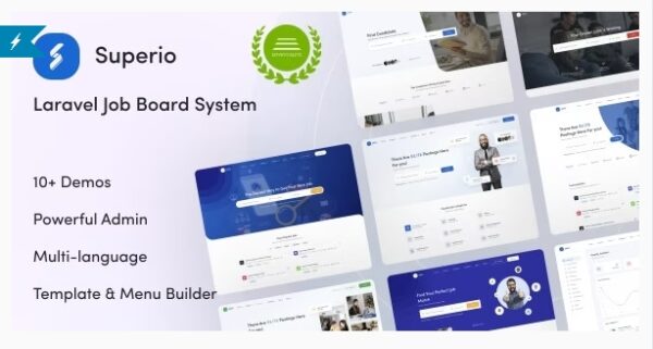Superio v2.6.1 – Laravel Job Board System