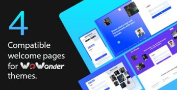 Wonderful v1.4.2 – The Ultimate Welcome Page Themes For WoWonder