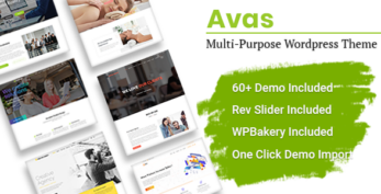 Avas v6.7.14 Multi-Purpose WP Theme [Activated]