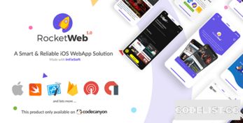 RocketWeb v1.0.6 – Configurable iOS WebView App Template