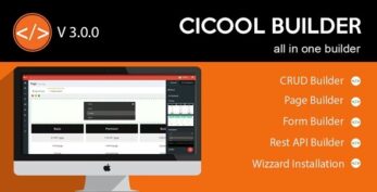 Cicool v3.4.4 – Page, Form, Rest API and CRUD Generator